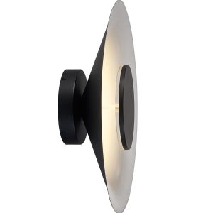 Aplique negro y blanco Ø 50 cm ORION LED 24W