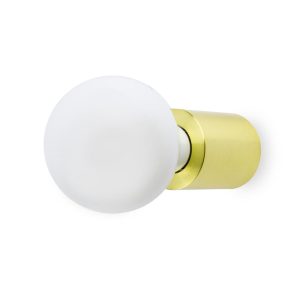 Aplique o plafón minimalista oro satinado TEN