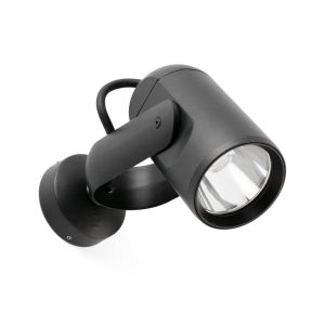 Aplique proyector negro SLOT-1 LED