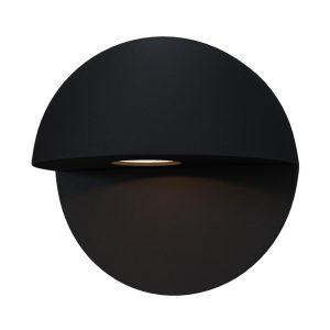 Aplique superficie exterior negro MEZZO LED