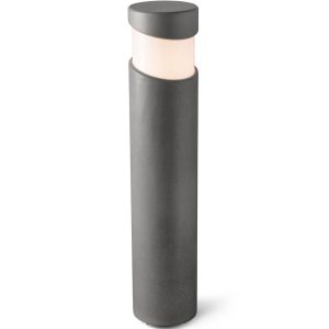 Baliza cemento gris 70 cm de alto BLOCK