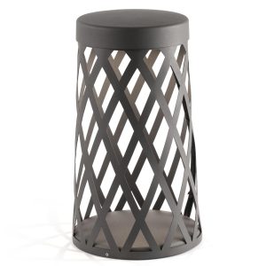 Baliza gris oscura 45 cm altura SHADOW LED