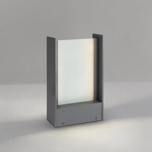 Baliza gris oscura altura 30 cm MATIA LED