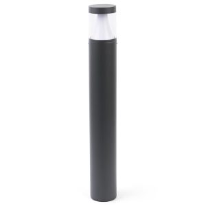 Baliza gris oscuro 65 cm altura PLIM-1 LED