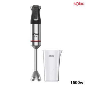 BATIDORA VARILLA SOLAC 1500 W INOX + VASO PRO 1501