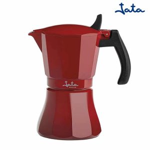CAFETERA ITALIANA JATA 6 TAZAS VULCANO ROJA