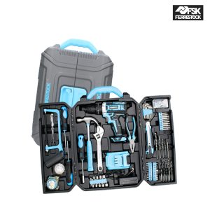 BRICOSET TALADRO PERCUTOR + HERRAMIENTAS