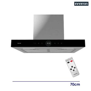 CAMPANA INFINITON PLANA 70CM FRENTE CRISTAL 800 m3