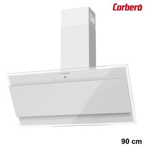 CAMPANA CRISTAL CORBERO 90 CM BLANCA 750 M3