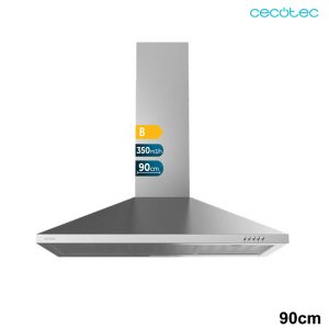 Campana extractora piramidal de 90cm CECOTEC