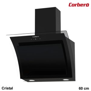 CAMPANA CRISTAL CORBERO 60 CM NEGRA 1000 M3