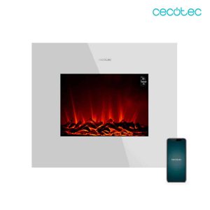 CHIMENEA ELECTRICA CECOTEC 26″ WIFI BLANCA