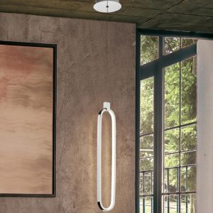 Colgante acabado cromo COLETTE LED