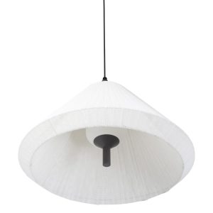 Colgante gris blanco mate Ø 70 cm SAIGON