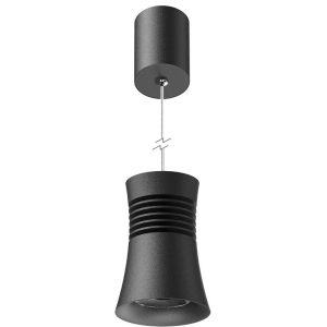 Colgante negro LED luz neutra PAGODA