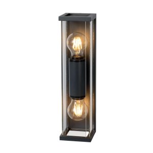 Lámpara aplique 2 luces gris oscuro MERIBEL