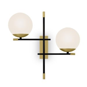 Lámpara aplique 2 luces NOSTALGIA