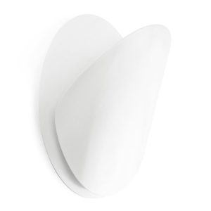 Lámpara aplique blanca grande OVO