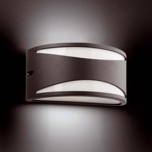 Lámpara aplique BONN gris oscuro