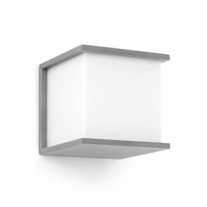 Lámpara aplique gris KUBICK