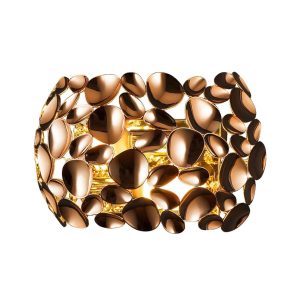 Lámpara aplique oro rosa NARISA E14