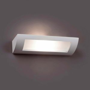 Lámpara aplique yeso CHERAS-4 blanco