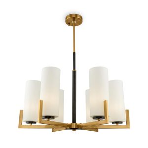 Lámpara araña 6 luces Ø 67 cm FORTANO