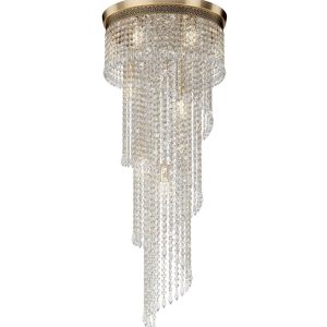 Lámpara Cascade estilo araña de cristal 1 metro de altura