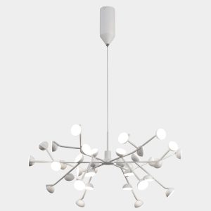 Lámpara colgante blanca ADN LED