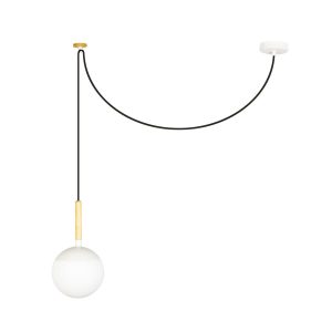 Lámpara colgante blanca MINE