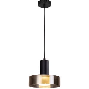 Lámpara colgante negra Ø 22 cm GIN