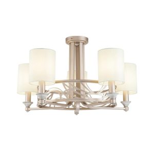 Lámpara color oro y crema Ø 71 cm VITTORIA