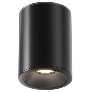 Lámpara de baño negra Ø 85 mm ZOOM