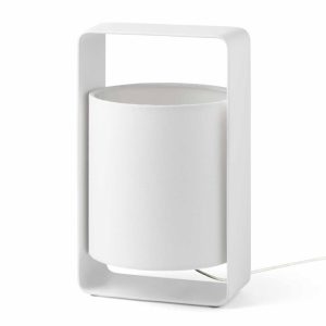 Lámpara de mesa blanca pequeña LULA