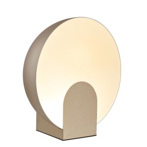 Lámpara de mesa color oro Ø 20 cm OCULO LED 5W