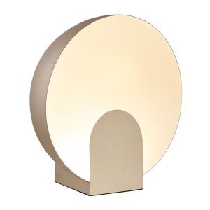 Lámpara de mesa color oro Ø 30 cm OCULO LED 12W