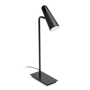 Lámpara de mesa minimalista negra LAO LED