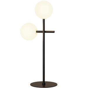Lámpara de mesa negra 2 luces CELLAR