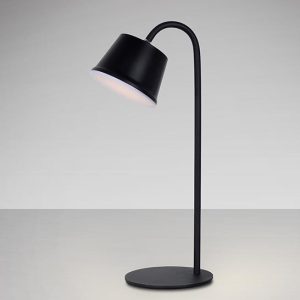 Lámpara de mesa negra 34 cm altura CUCO LED