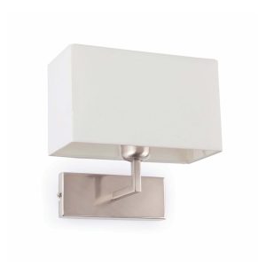 Lámpara de pared RODA níquel mate