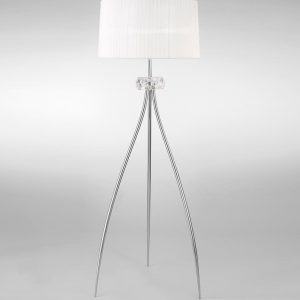 Lámpara de pie cromo LOEWE