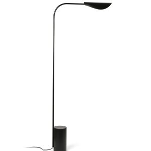 Lámpara de pie negra LIGGERA