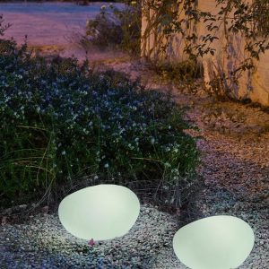 Lámpara decorativa 40 cm exterior PETRA