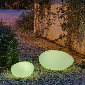 Lámpara decorativa 60 cm exterior PETRA