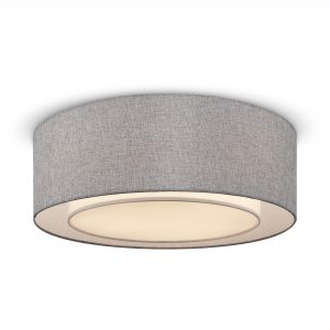 Lámpara gris 3 luces Ø 52 cm BERGAMO