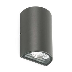 Lámpara gris oscura LED LACE