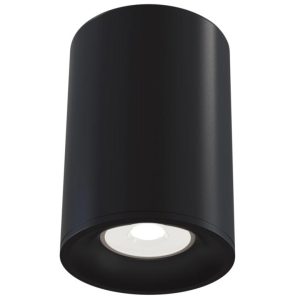 Lámpara negra Ø 85 mm SLIM