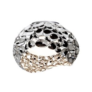 Lámpara plafón 47 cm Ø cromo NARISA G9