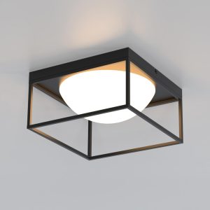 Lámpara plafón negro 3 luces DESIGUAL