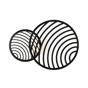 Lámpara plafón negro 30W LED COLLAGE